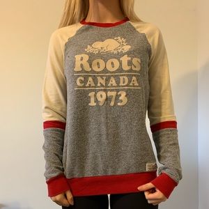 Canada roots crew neck